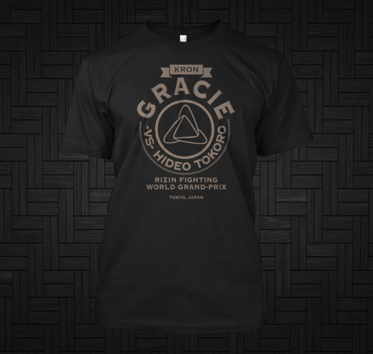 Kron Gracie Tokyo Japan Black T-Shirt