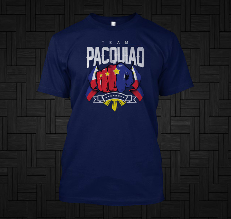 Team Pacquiao Black T-Shirt