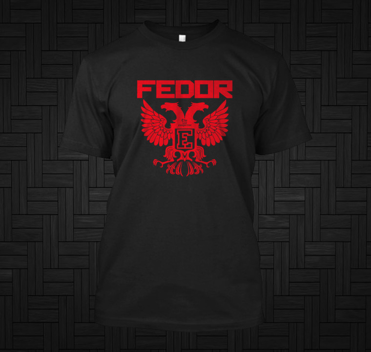 Fedor Emelianenko Last Emperor MMA Black T-Shirt