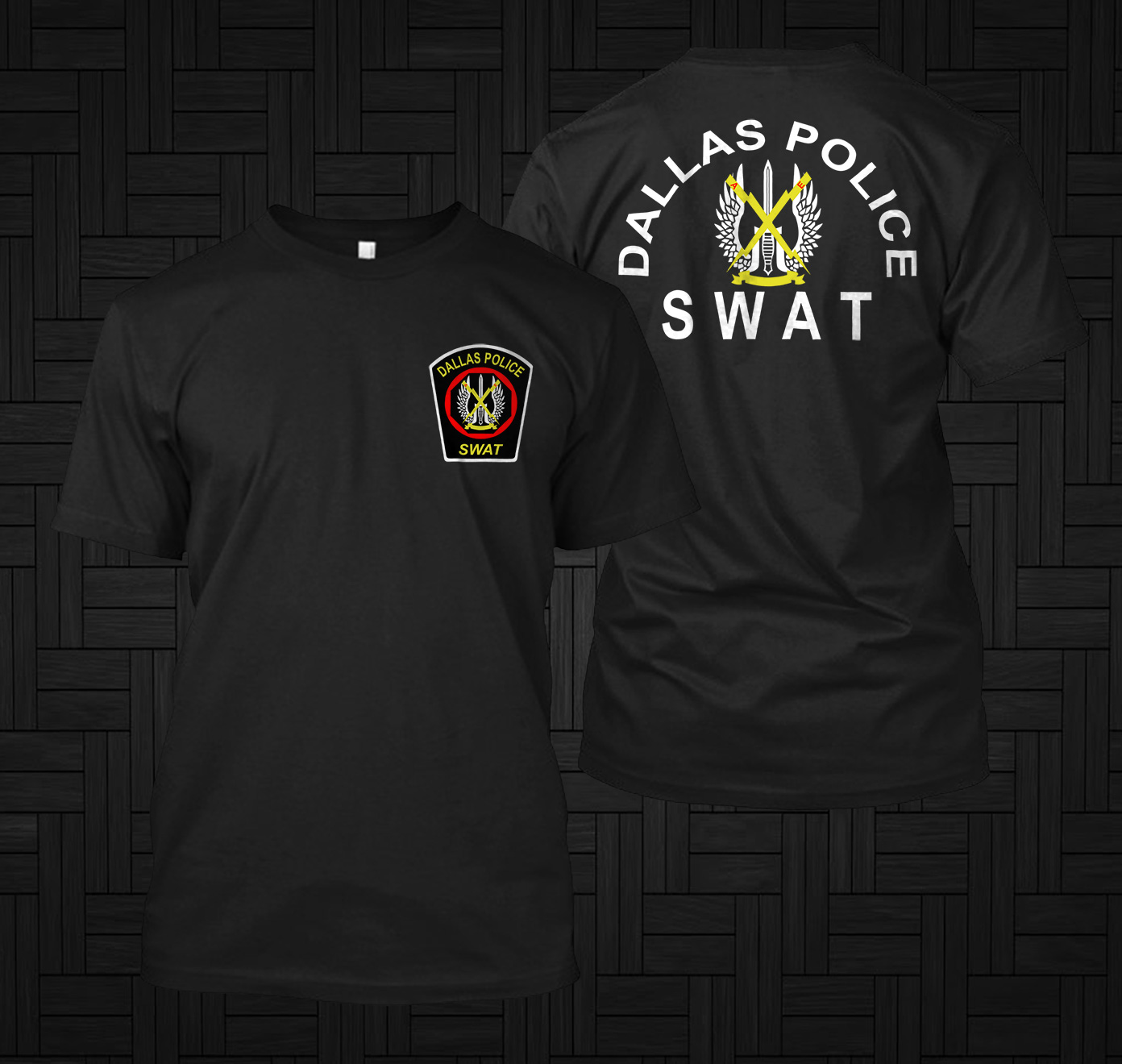 TEXAS RANGERS Division TxDPS Police Department SWAT - Custom T-Shirt Tee  Size S-5XL - dejavain