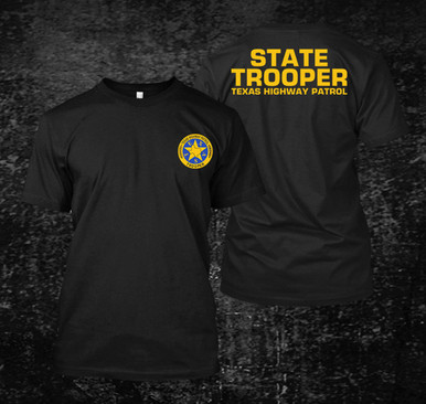 Dejavain Texas Rangers Division TxDPS Police Department SWAT - Custom T-Shirt Tee Size S-5xl Black Navy White
