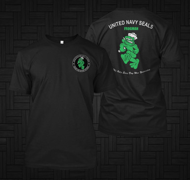Frogmen US NAVY SEALS T Shirt Military Army Under Water Demolition