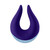 Volea compact silicone vibrator with targeted fluttering tip