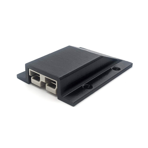 50 A Single Black External Anderson Plug Mount