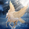Noble Pegasus Perseus Enlightened Spirit of Peace Brings Life's Brightest Blessi