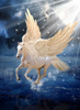Noble Pegasus Perseus Enlightened Spirit of Peace Brings Life's Brightest Blessi