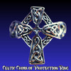 Magick Silver Cross Ring of Protection, Prosperity & Purification!