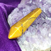 Golden Tiger Eye Wealth Pendulum Pendant for Wealth Divination!