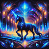 Noble Unicorn Jaxson, Spirit of Healing Energy Lifts Emotional Burdens