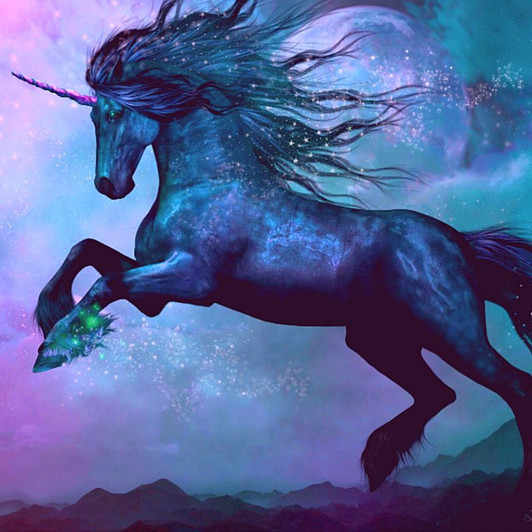 Loyal Unicorn Finn of Cleansing Energy, Joy & Magickal Blessings