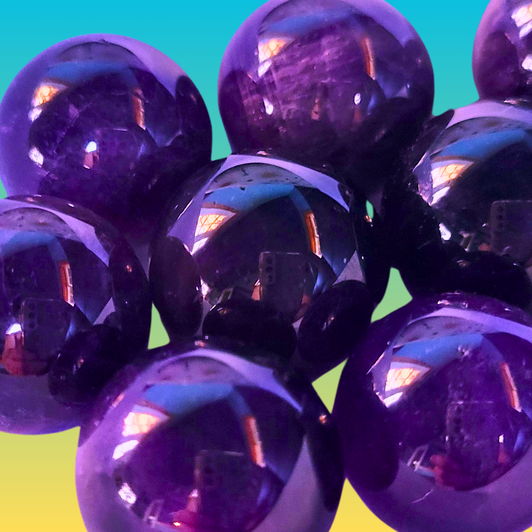 Enchanted Amethyst Wishing Balls Manifest All You Desire & Deserve!