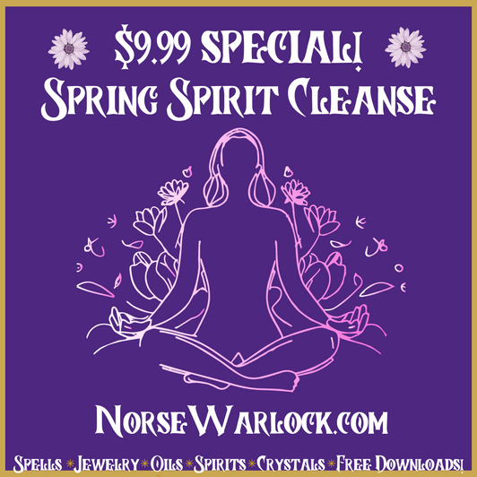 $9.99 Spring Spirit Cleanse! Shake off the Darkness & SHINE! Refresh Your Soul!