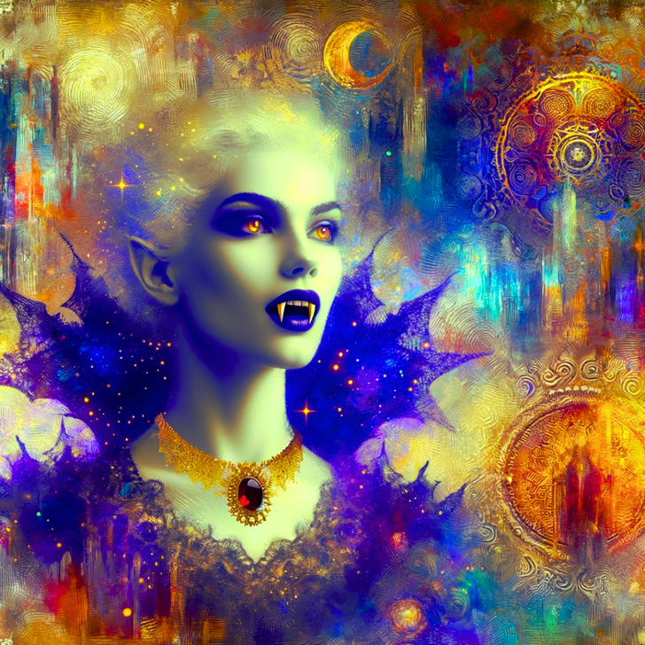 Vampire Priestess Vida, Enchanting Mistress of the Dark Arts & Immortality