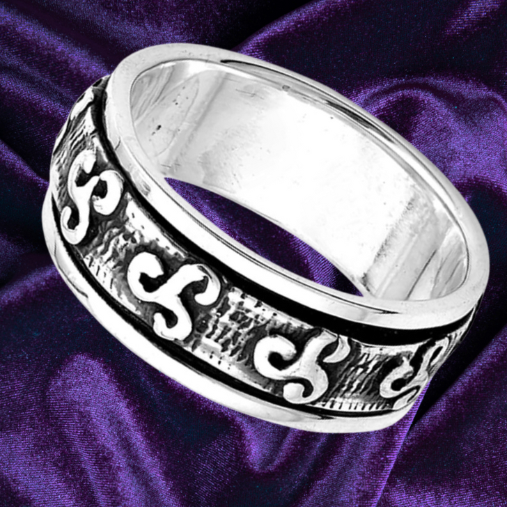 Enchanted Magick Spinning Ring for Peace Harmony Balance Enlightenment
