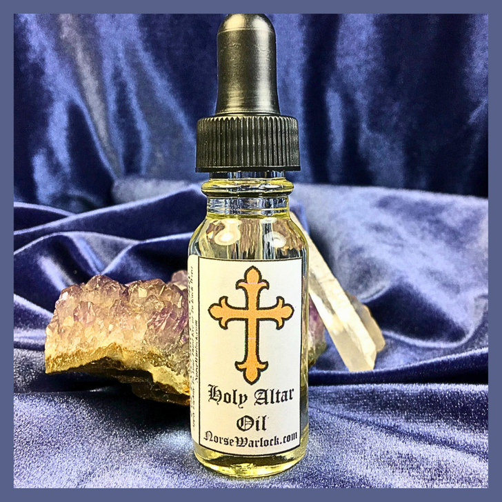 Holy Altar  Oil Clears Dark Energies & Creates Sacred Space! Purity & Protection!