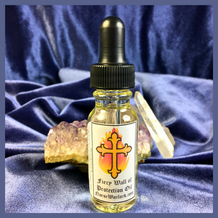 Fiery Wall of Protection Intention Anointing Spiritual Oil! Exclusive Elixir!