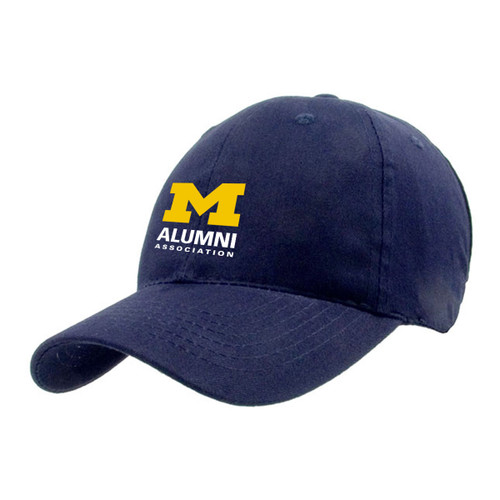 Brushed Cotton Twill Cap w/Ring Buckle - BLUE