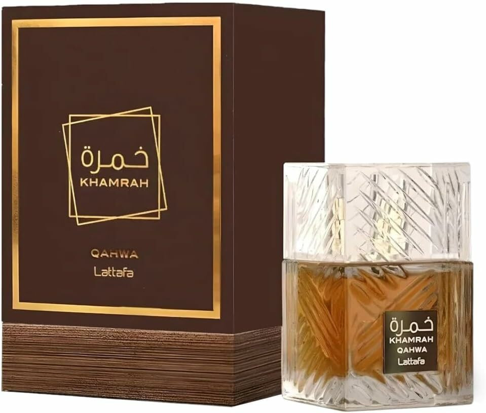 香水(ユニセックス) Lattafa Khamrah Qahwa 100ml Khamrah Qahwa Eau de Parfum Spray 100ml (3.4 oz) by Lattafa