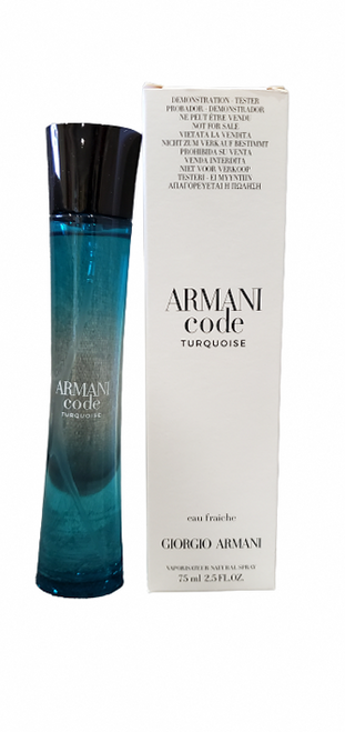 Armani Code Turquoise Eau Fraiche 75ml Tester Women.