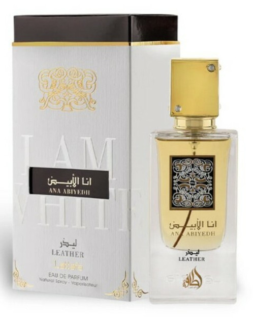 Lattafa I am White Leather 100ml edp Unisex.