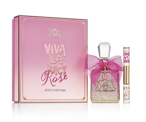 Viva la Juicy Rose 100ml edp + 2 x 5ml Duo Roll-on Gift Set