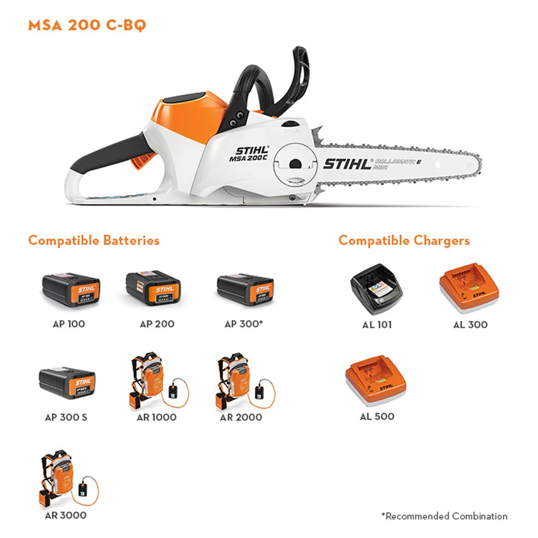 Stihl MSA 200 CB Battery Chainsaw | The 