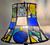 artisan-crafted contemporary stained glass lamp shade