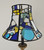 artisan-crafted contemporary stained glass lamp shade