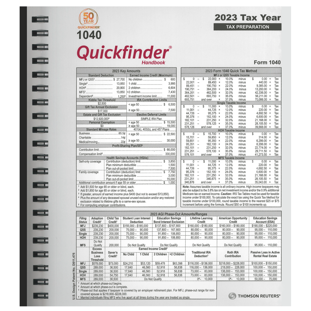 QF1040 1040 Quickfinder Handbook
