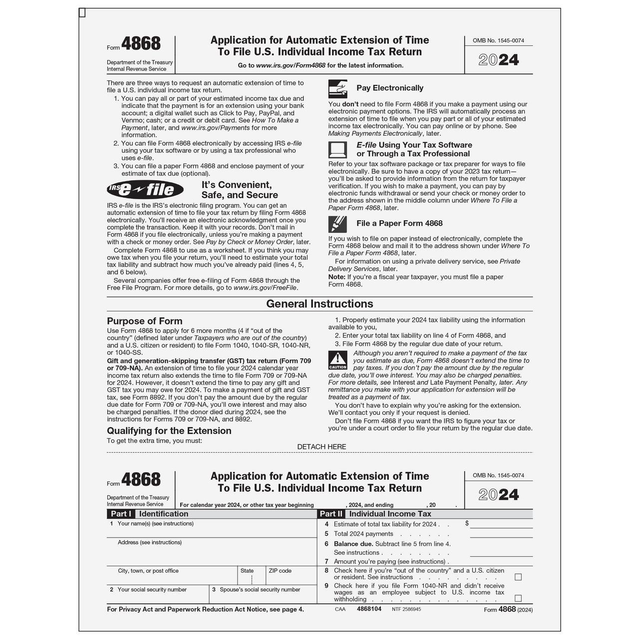 4868104 - Form 4868 Application for Automatic Extension of Time to File Voucher - Greatland.com 4868104-form-4868-application-for-automatic-extension-of-time-to-file-voucher-greatland-com