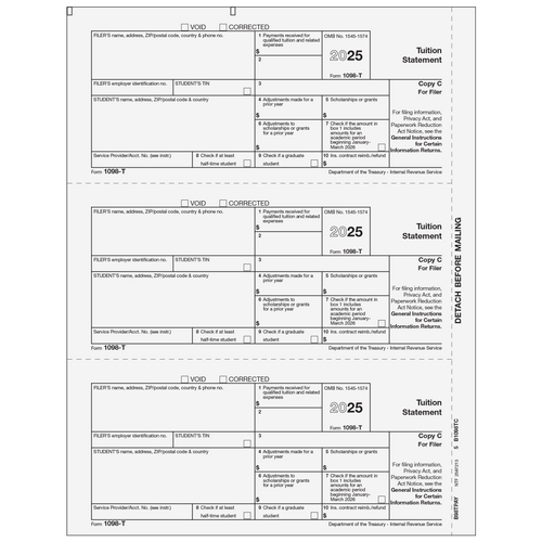 B98TPAY05 - Form 1098-T Tuition Statement - Copy C Filer B98TPAY05 - Form 1098-T Tuition Statement - Copy C Filer