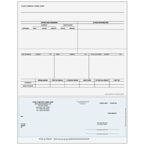 L1590 - Payroll Bottom Business Check