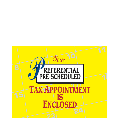 PC35 - Pre-Scheduled Tax Appointment Postcard