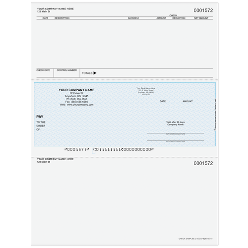 L1572A - Multi-Purpose Middle Business Check