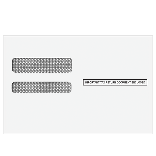 95DWENV05 - Form 1095 Double Window Envelope (Moisture Seal) 95DWENV05 - Form 1095 Double Window Envelope (Moisture Seal)