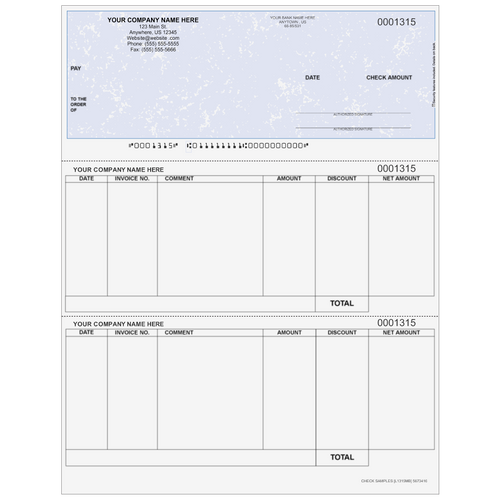 L1315 - Accounts Payable Top Business Check