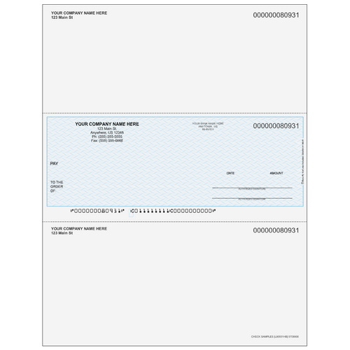 L80931 - Multi-Purpose Middle Business Check