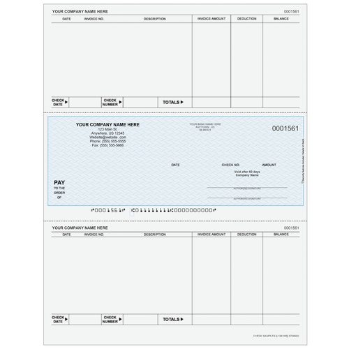 L1561 - Accounts Payable Middle Business Check