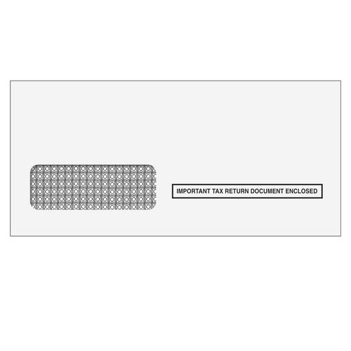 99SWENV05 - 3up 1099 Single Window Envelope (Moisture Seal)