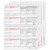 W24DOWN605 - Condensed W-2 Form 6-part Set (Horizontal Employee Copies)