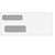 80714 - #9 Double Window Envelope (Moisture Seal)