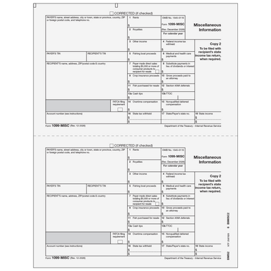 BMIS205 - 1099-MISC Miscellaneous Information - Recipient State