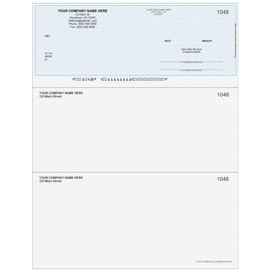 L1048 - Multi-Purpose Top Business Check - Greatland.com