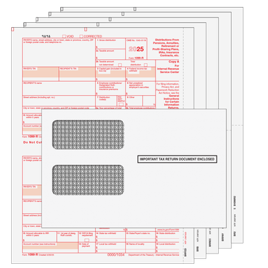 RS6E - 1099-R Distributions From Pensions, etc. - Preprinted 6-Part Kit ...