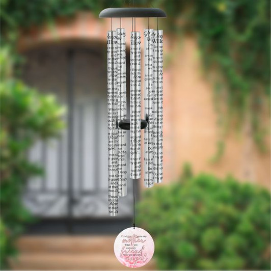 My Mother, My Angel memorial wind chime