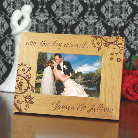From this Day Forward Engraved Wedding Frame