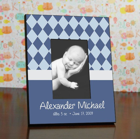 Personalized Baby Boy Picture Frame