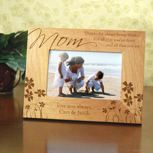 Always Being There Personalized Picture Frame for Mom