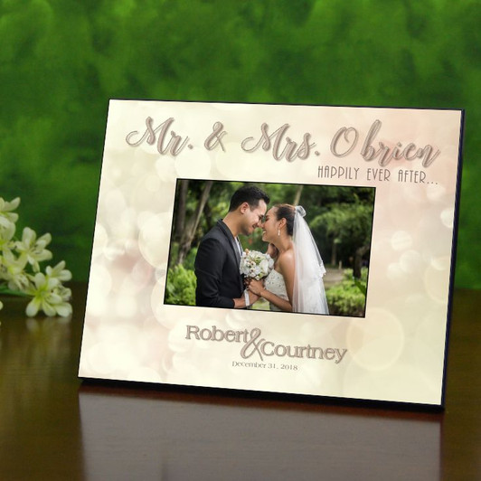 Ever After Personalized Wedding Frame