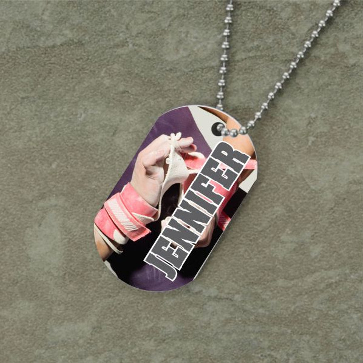 Personalized Gymnastics Dog Tag